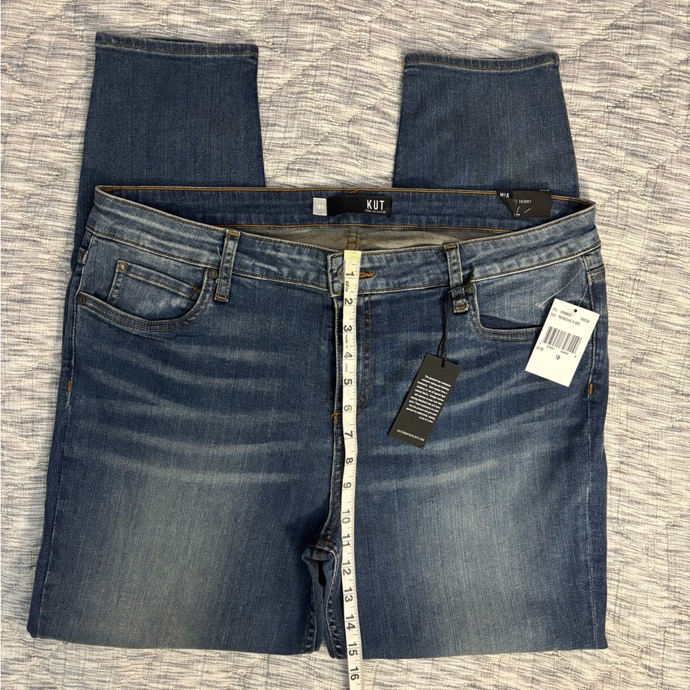 KUT From The Kloth Mia Toothpick Skinny Jeans Sz 18 NWT | KUT Women Skinny Jean- - Picture 8 of 10